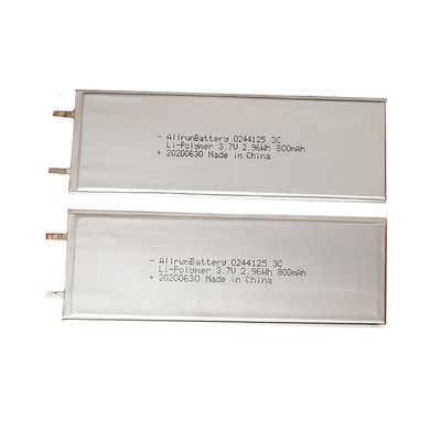 3C Deşarj 3,7 V 800mAh LiPo Pil Ultra İnce LiPo Polimer Pil