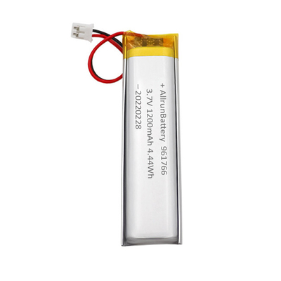 Taşınabilir Tıbbi Cihazlar İçin 3.7V 1200mAh Ultra Dar Özel Li-Polimer Pil Paketleri