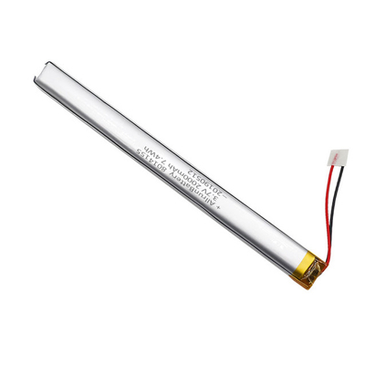 Pen Drive Çubukları İçin Güvenilir 3,7 V 2000mAh Özel LiPo Pil Ultra Dar