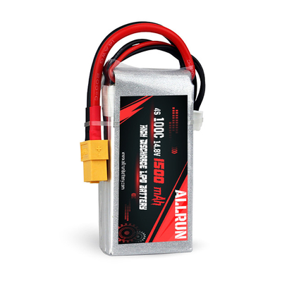 14.8V 4S 1500mAh LiPo Pil 100C Yüksek C Hızlı LiPo Pil Paketi