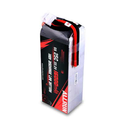 Elektrikli El Aletleri Yüksek Deşarjlı LiPo Pil Paketi 25C 22.2V 6S 16000mAh