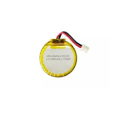 Yuvarlak 3,7 Volt Lityum Polimer Pil 480mAh LiPo Pil Şarj Edilebilir