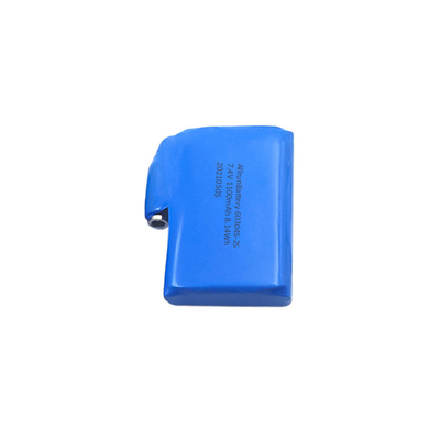 2S1P Giyilebilir Şarj Edilebilir Pil 1100mAh 7,4 V Lityum Polimer Pil Paketi