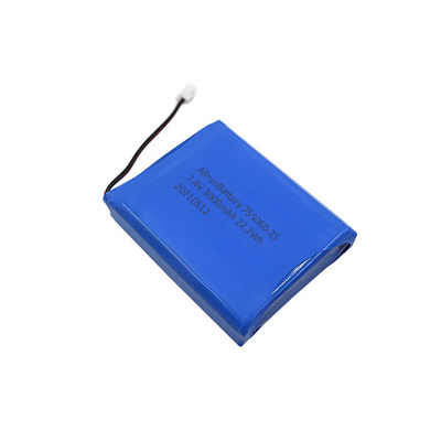 2S1P 7.4V 3000mAh Tıbbi Lityum Pil Paketi Güçlü Şarj Edilebilir