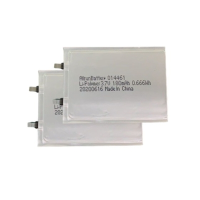 İnce LiPo Pil 3,7 V 180mAh Lityum Polimer Pil Ultra İnce 1mm
