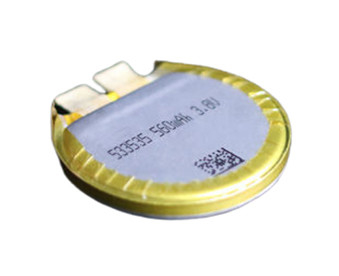 3.7V 560mAh Roman Yuvarlak Lityum İyon Pil Akıllı Saat 533535