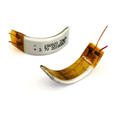 3.7V 22mAh Özel LiPo Pil Paketi Kavisli Lityum Polimer Pil Paketi
