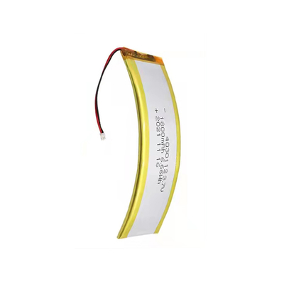 1C 3,7 V 1800mAh Kavisli LiPo Pil Özel Lityum Pil Hafif