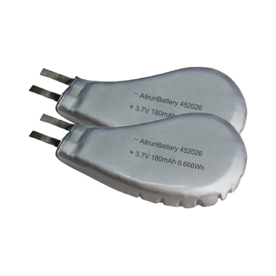 452026 3,7 V 180mAh LiPo Pil Özel Şarj Edilebilir Li Polimer Pil Giyilebilir