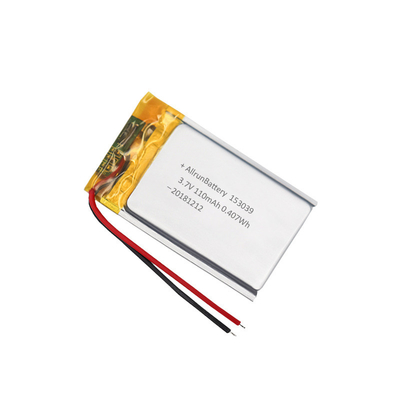 3.7V 110mAh LiPo Pil / Ultra İnce Şarj Edilebilir Lityum Polimer Piller