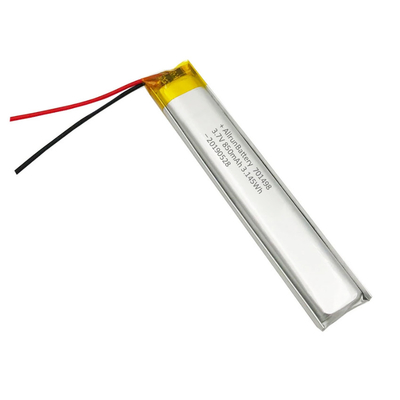 Hafif 3,7 V 850mAh LiPo Pil Ultra Dar Özel LiPo Piller