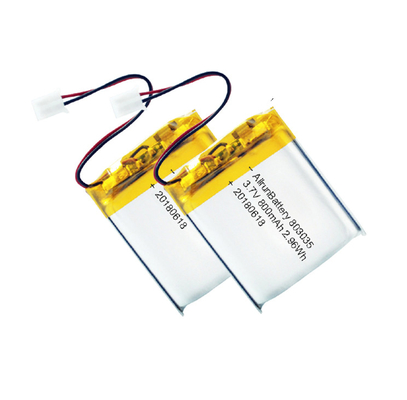 Güçlü LiPo Pil 3,7 V 800mAh Şarj Edilebilir Li Polimer Pil Paketi
