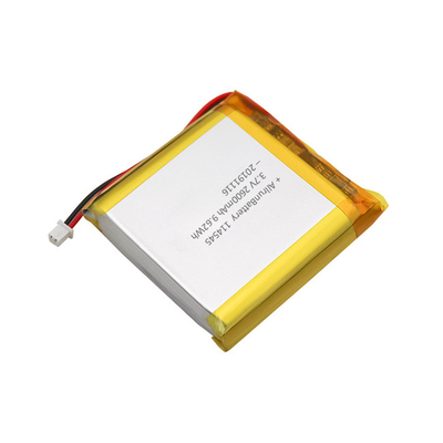 Kozmetik Alet İçin İnce Tıbbi Lityum Pil 3.7V 2600mAh LiPo Pil