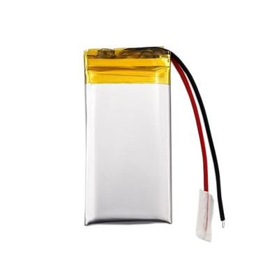 İnce 3.7V 380mAh LiPo Pil Özel Li Ion Şarj Edilebilir Pil
