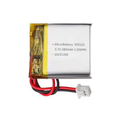 Şarj Edilebilir Özel Tıbbi Lityum Pil 3.7V 280mAh LiPo Pil