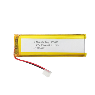 Özel Şarj Edilebilir Lityum Polimer Pil 3,7 V 3000mAh 903090