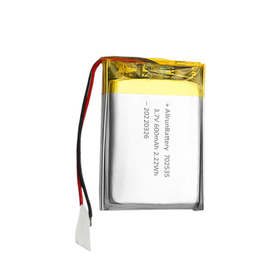 Tek Hücreli Lityum Polimer Pil 3.7 V 600mAh LiPo Pil