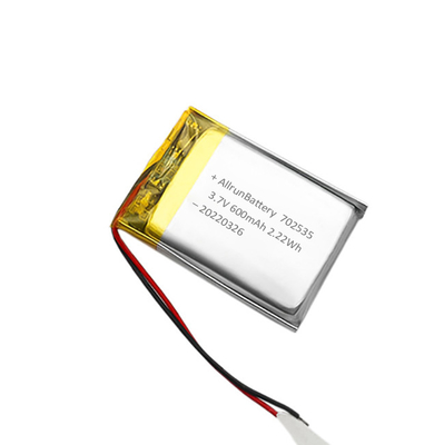 Tek Hücreli Lityum Polimer Pil 3.7 V 600mAh LiPo Pil