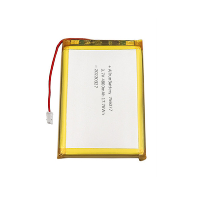 İnce Lityum Polimer Pil 3.7V 4800mAh Dikdörtgen Lityum İyon Lityum Polimer
