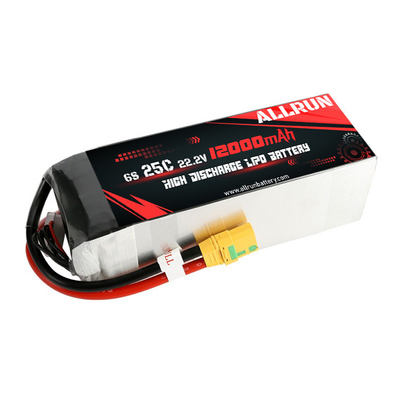 RC 25C 6S 12000mAh LiPo Batarya 22.2V Yüksek C Hızlı Batarya Paketi
