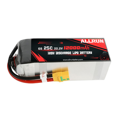 RC 25C 6S 12000mAh LiPo Batarya 22.2V Yüksek C Hızlı Batarya Paketi