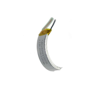 Giyilebilir Teknoloji 20mAh LiPo Pil 3,8 V Lityum İyon Polimer Pil