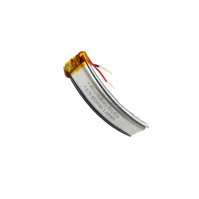 Güçlü Kavisli Lityum Polimer Pil 601456 3.7 V 450mAh LiPo Pil