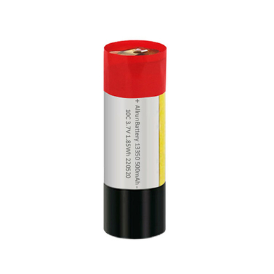 10C 3.7V 500mAh Özel LiPo Pil Hafif Silindirik Li Polimer Pil