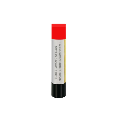 İnce 10C Özel LiPo Pil 3.7V 180mAh Silindirik Li Polimer Pil