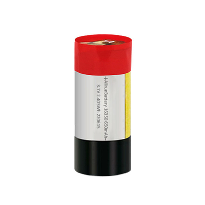 Silindirik Özel Lipo Pil 650mah 3.7v Li Polimer Pil 16350