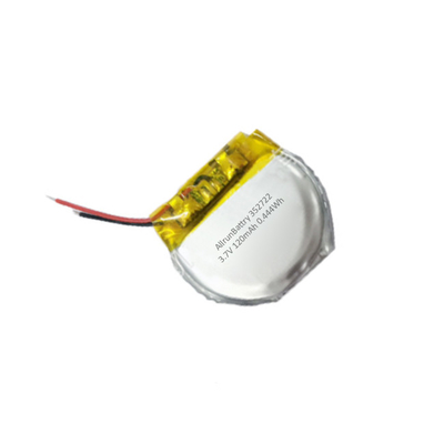Özel Yuvarlak Lityum Polimer Pil 3.7 V 120mAh LiPo Pil