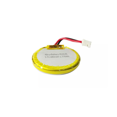 Yuvarlak 3,7 Volt Lityum Polimer Pil 480mAh LiPo Pil Şarj Edilebilir