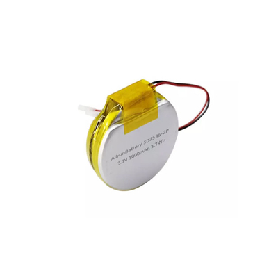 Akıllı Saatler Yuvarlak LiPo Pil Paketi 1S2P 3.7V 1000mAh 503535