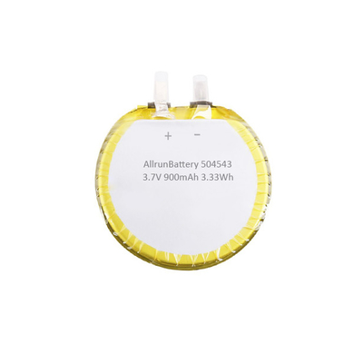 Bluetooth Kulaklıklar İçin Özel Güvenilir Yuvarlak LiPo Pil 3.7 V 900mAh 504543