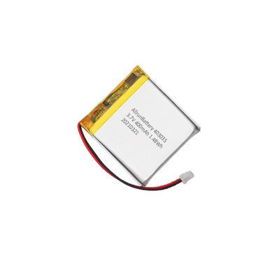Kare LiPo Pil 400mAh 1C 3.7 V Li Polimer Şarj Edilebilir Pil