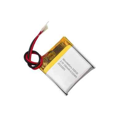 Güçlü 3,7 V 150mAh Şarj Edilebilir Kare LiPo Pil Paketi 502020
