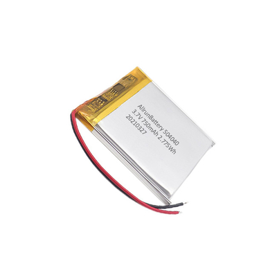 Hafif 3,7 V LiPo Pil 750mAh Şarj Edilebilir Kare LiPo Pil Paketi