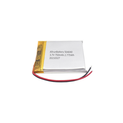 Hafif 3,7 V LiPo Pil 750mAh Şarj Edilebilir Kare LiPo Pil Paketi