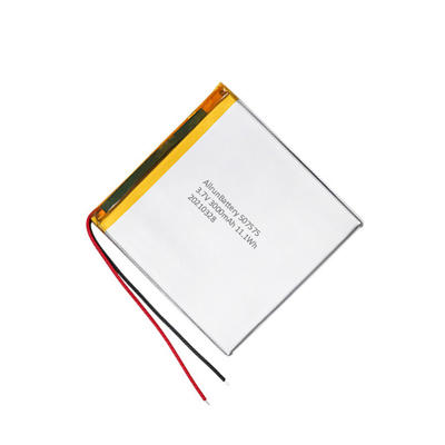 Şarj Edilebilir Kare Li İyon Polimer Pil 3.7 V 3000mah LiPo Pil