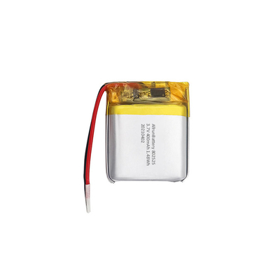 3.7V 400mAh Kare Şarj Edilebilir Li Po Pil Paketi Uzun Ömürlü 802525