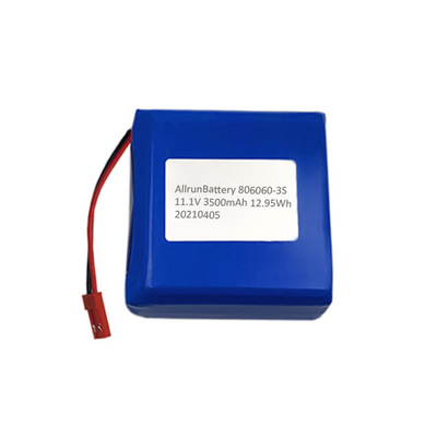 Kare 3500mAh 11,1 V Tıbbi Lityum Pil Paketi Şarj Edilebilir