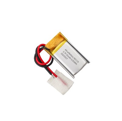 IoT Akıllı Cihazlar için 1C 55mAh 3.7 V Küçük Li Poli Pil 401119
