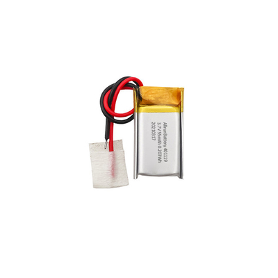 IoT Akıllı Cihazlar için 1C 55mAh 3.7 V Küçük Li Poli Pil 401119