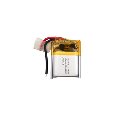 3.7V 40mAh Ultra Küçük LiPo Pil / Lityum Polimer Pil 401215