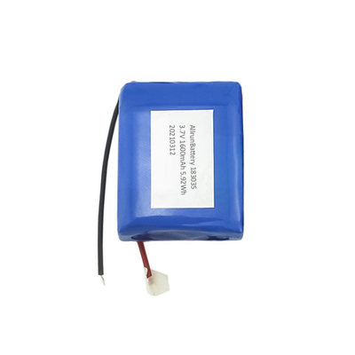Özel Lityum Pil Paketi 183035 Li Ion Pil 3,7 V 1600mah