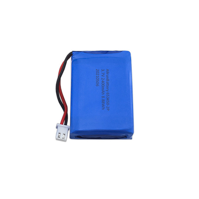 Güçlü 3,7 V 2400mAh LiPo Pil 1S2P Lityum Polimer Pil Paketi