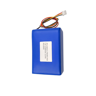 2S3P Hafif Li İyon Polimer Pil Paketi 7.4V 15000mAh LiPo Pil