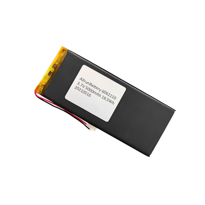 Hafif Lityum Polimer Pil 3.7 V 5000mAh Şarj Edilebilir Lityum Pil