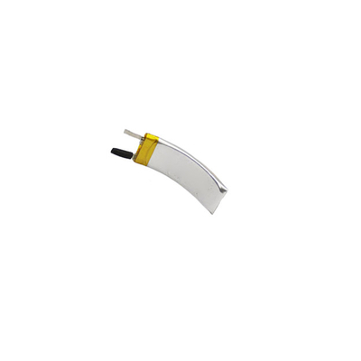 Giyilebilir Ürün için 3.7V 30mAh 250727 Şarj Edilebilir Kavisli LiPo Pil