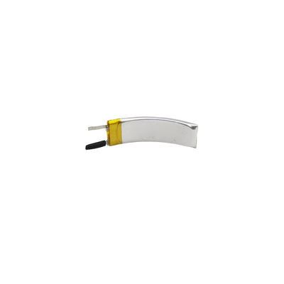Kavisli Giyilebilir Şarj Edilebilir Pil 3.7 V 80mAh LiPo Pil